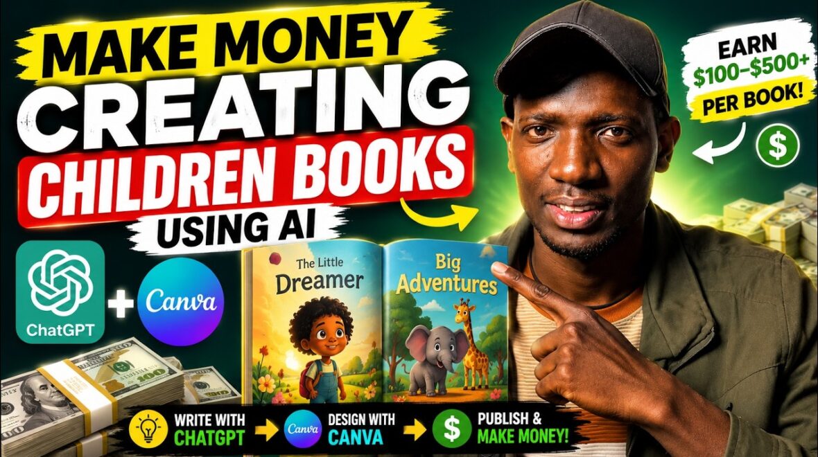 How to Create a Children’s Book with AI Using ChatGPT and Canva (Step-by-Step Guide)